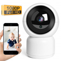 Поворотная Wi-Fi ip камера видеонаблюдения 1080p