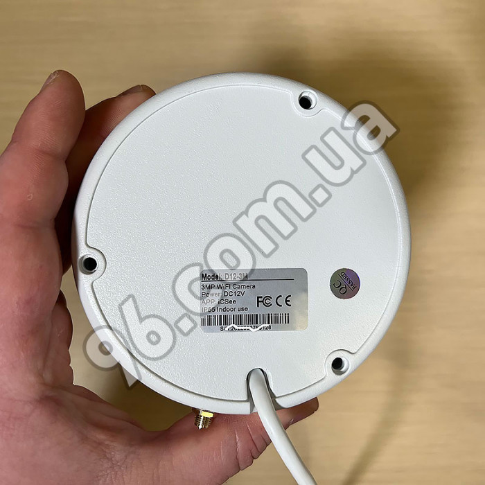 Уличная потолочная Wi-Fi ip камера видеонаблюдения Qearim 3mp ICSee XMEye