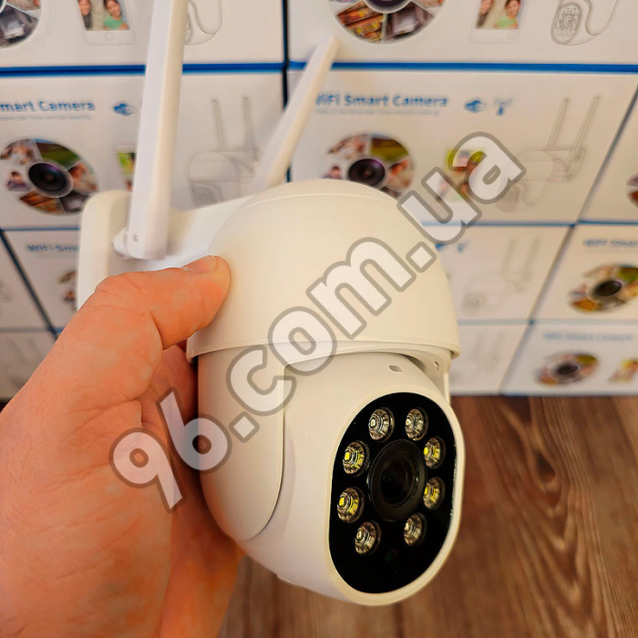 Уличная поворотная Wi-Fi ip камера видеонаблюдения Qearim 4K 8mp IPC360