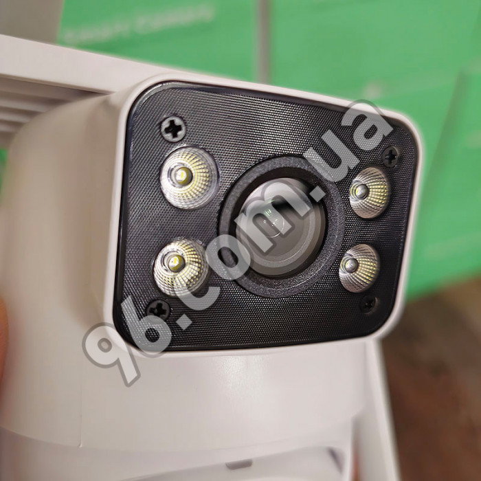 Уличная поворотная Wi-Fi ip камера видеонаблюдения Qearim 6mp ICSee XMEye