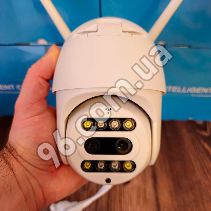 Вулична поворотна Wi-Fi ip камера відеоспостереження ZOOM 10X 1080p 2mp CareCam Pro