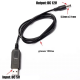 Кабель преобразователь напряжения USB to DC 5V-12V 5.5x2.1