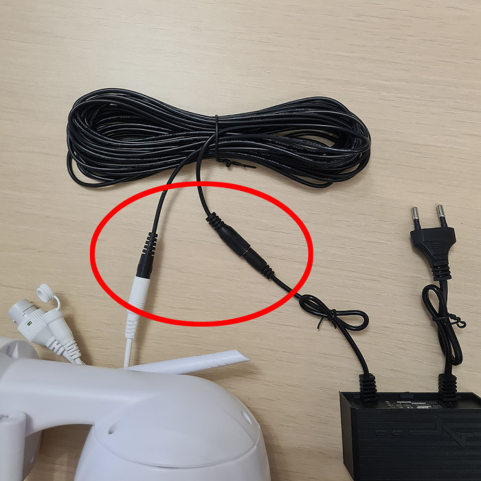 Кабель подовжувач живлення DC 12V 5.5х2.1мм 3 метри